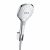 hansgrohe Raindance Select – Ensemble de douche 120 3jet Porter blanc / chrome