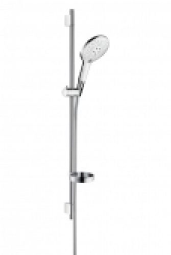 hansgrohe Raindance Select S – Ensemble de douche 150 3jet avec barre de douche 900 mm blanc / chrome