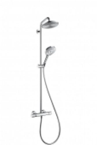 hansgrohe Raindance Select S – Système de douche Showerpipe 240 1jet avec mitigeur thermostatique EcoSmart chrome