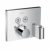 hansgrohe Select – Façade pour mitigeur thermostatique pour 2 sorties chrome