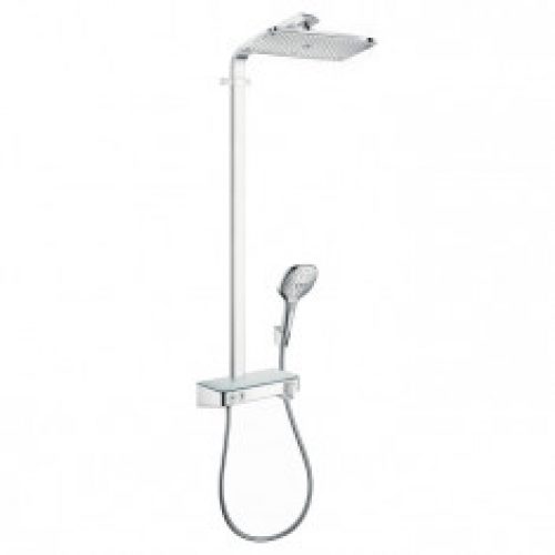 HANSGROHE-Showerpipe Raindance Select ShowerTablet E 300 1 jet – Chrome