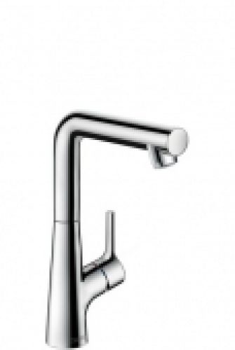 hansgrohe Talis S – Mitigeur monocommande lavabo 210 avec bec orientable avec garniture de vidage chrome
