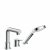 hansgrohe Talis S – Robinetterie 3 trous baignoire avec 2 sorties chrome