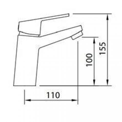 Haut robinet de lavabo S12 Xtreme