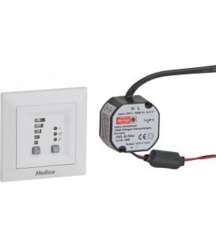 Helios KWL 45 STS encastré commande pour comtage sur boîtier encastré