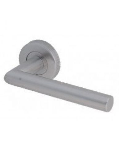 HERACLES – Béquille double sur rosace – bec de canne (inox 1394)