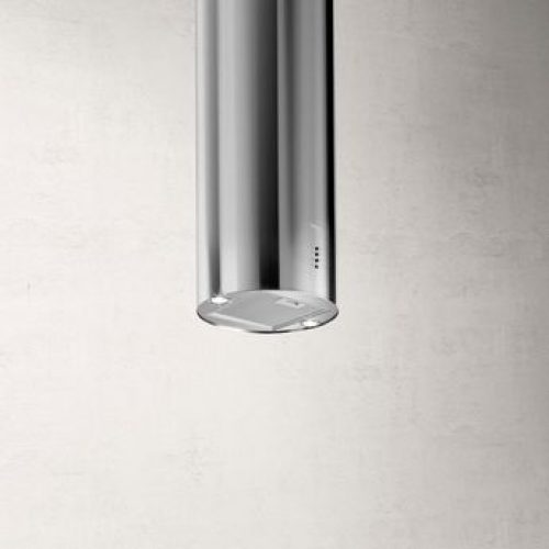 Hotte cuisine Elica ilot TUBE PRO ISLAND inox 43 cm