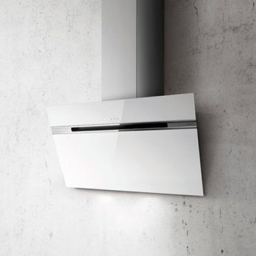 Hotte cuisine Elica murale STRIPE LUX blanc 90 cm