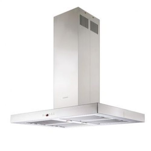 Hotte cuisine en îlot Silverline TALLIA inox 90 cm