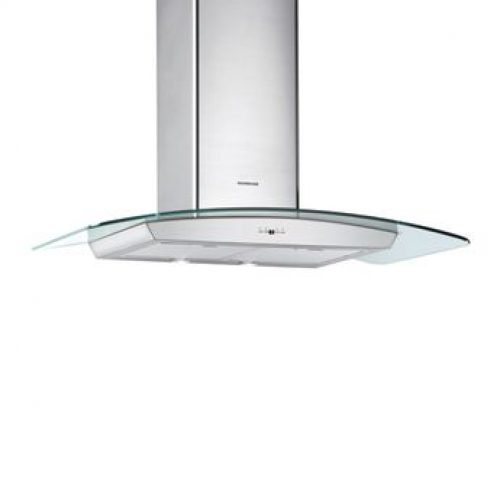 Hotte cuisine murale Silverline KALINKA inox et verre 90 cm