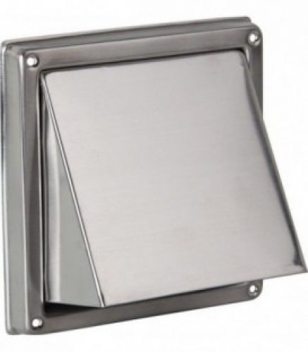 Hotte d evacuation d air en inox V2A brossé – branchement diam 150 mm mesure ext 180×180 mm