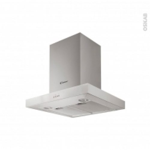 Hotte De Cuisine Aspirante Box 60Cm Inox Candy Cmb655X