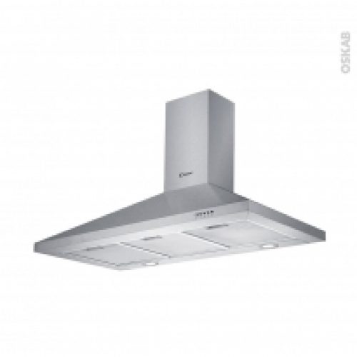 Hotte De Cuisine Aspirante Pyramide 90 Cm Inox Candy Cce190X