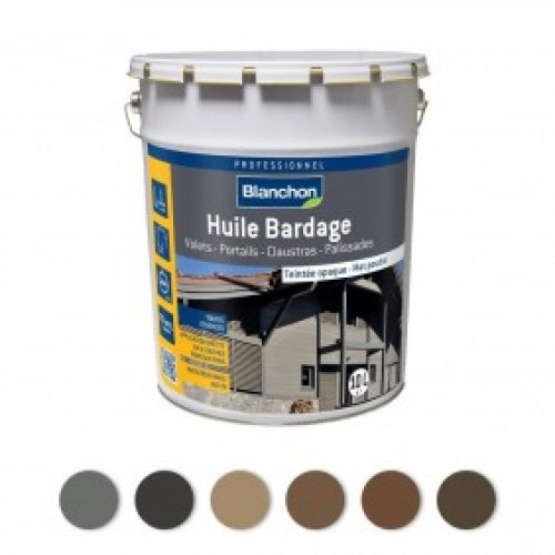 Huile de bardage teintée opaque