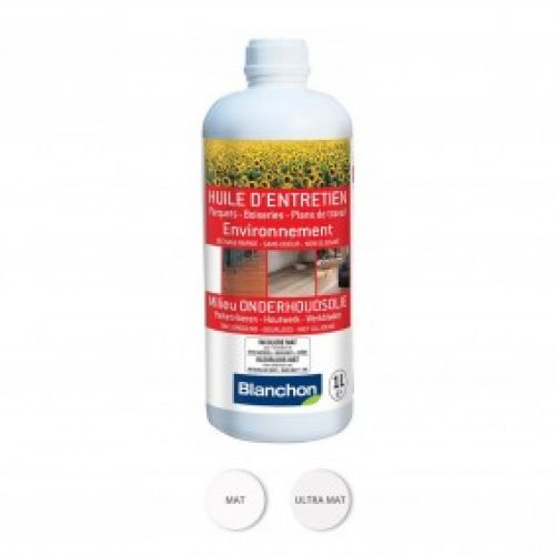 Huile d’entretien Environnement