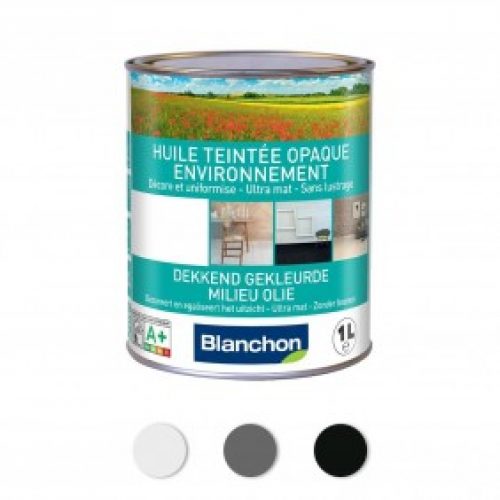 Huile teintée opaque mat colorée – pour parquet – Environnement