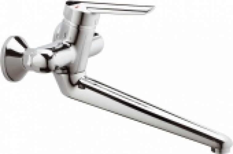 Ideal Standard CeraPlus Spezialarmaturen – Mitigeur monocommande lavabo pour montage mural avec projection 308 mm sans garniture de v…