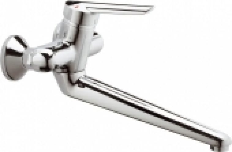 Ideal Standard CeraPlus Spezialarmaturen – Mitigeur monocommande lavabo pour montage mural avec projection 330 mm sans garniture de v…