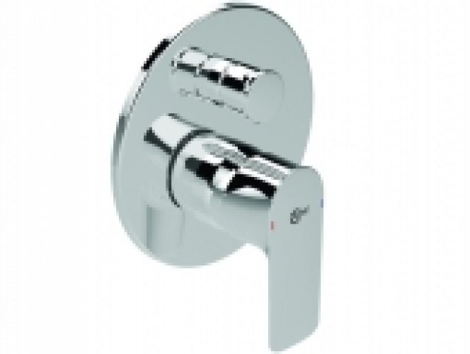 Ideal Standard Connect Air – Façade de mitigeur monocommande encastré avec inverseur chrome