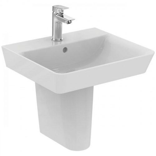 Ideal Standard Connect Air Lavabo Cube 500 mm (avec trop plein et trou de robinetterie) (E0301)