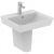 Ideal Standard Connect Air Lavabo Cube 500 mm (avec trop plein et trou de robinetterie) (E0301)