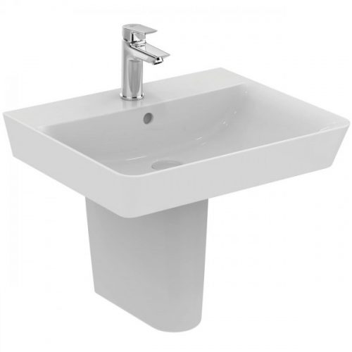 Ideal Standard Connect Air Lavabo Cube 550 mm (avec trou de robinetterie / avec trop plein) (E0299)