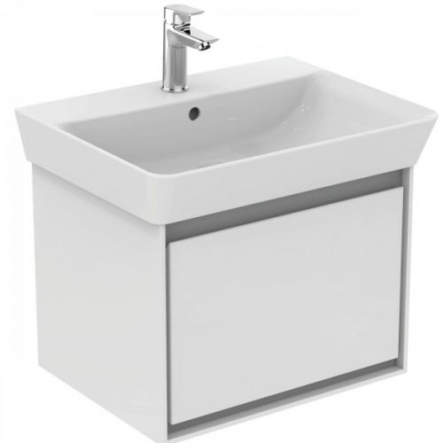 Ideal Standard Connect Air Lavabo Cube 600 mm (avec trou de robinetterie / avec trop plein) (E0298)