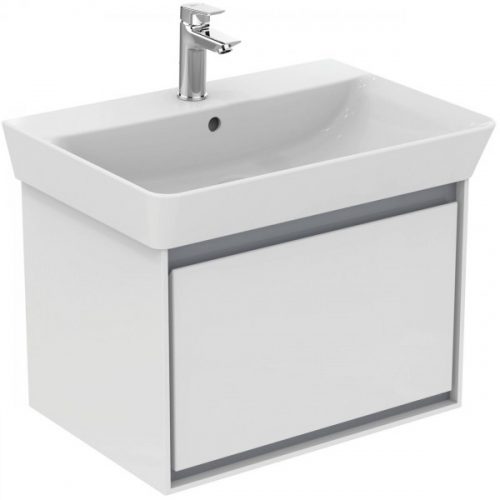 Ideal Standard Connect Air Lavabo Cube 650 mm (avec trou de robinetterie / avec trop plein) (E0297)