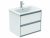 Ideal Standard Connect Air – Lavabo pour meuble 640×460 blanc sans revêtement