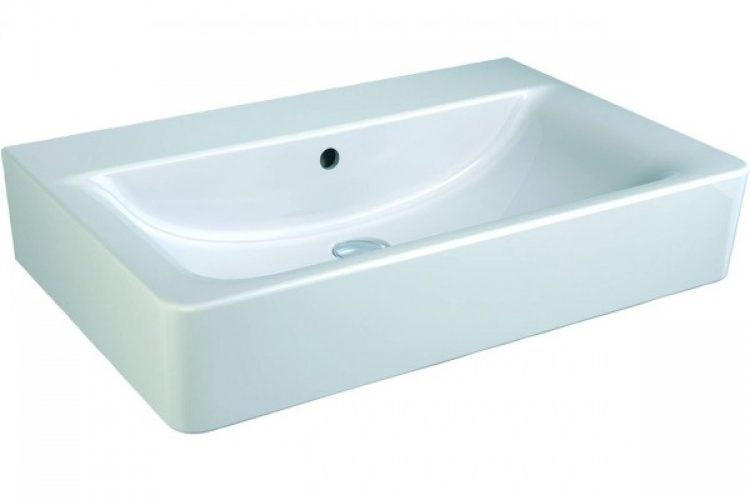 Ideal Standard Connect Cube Lavabo 600 mm (avec trop plein, sans trou de robinetterie) (E8101)
