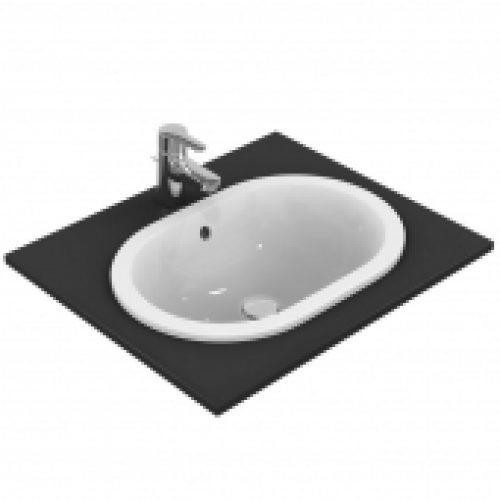 Ideal Standard Connect – Lavabo à encastrer par le dessus 550×380 blanc sans revêtement