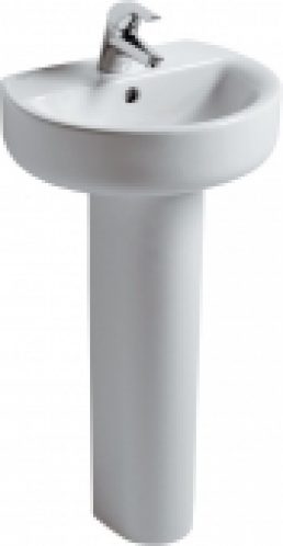 Ideal Standard Connect – Lave-mains 450×360 blanc sans revêtement