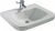 Ideal Standard Contour 21 Lavabo PMR 600 mm (avec trou de robinetterie / sans trop plein, avec canal