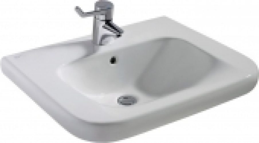 Ideal Standard Contour – Lavabo  600×550 blanc sans revêtement