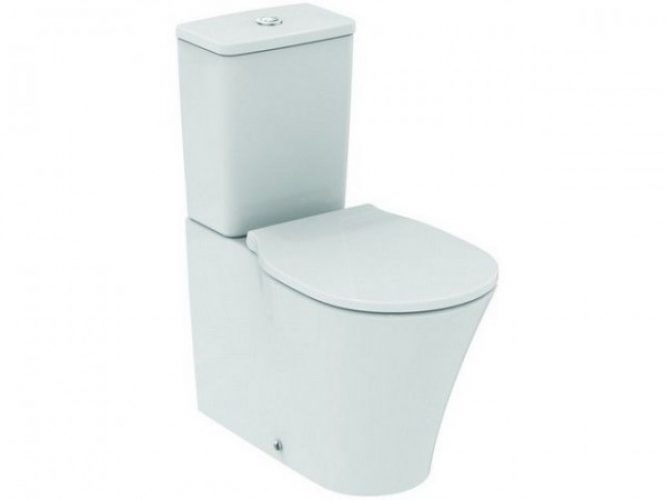 Ideal Standard Cuvette WC à poser Aquablade pour réservoir apparent Connect Air (E0137)