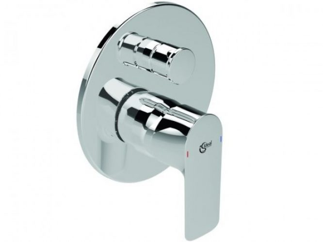 Ideal Standard Mitigeur de Baignoire Mural avec inverseur Connect Air (A7035AA)