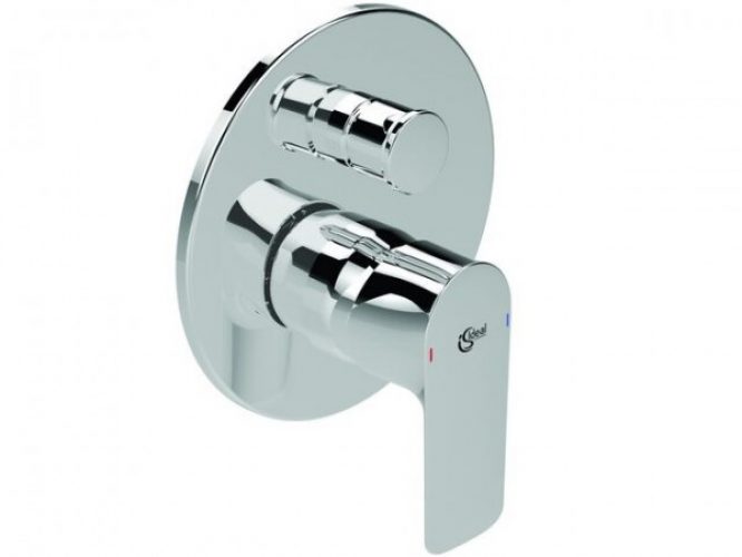 Ideal Standard Mitigeur de Baignoire Mural avec inverseur Connect Air (A7057AA)