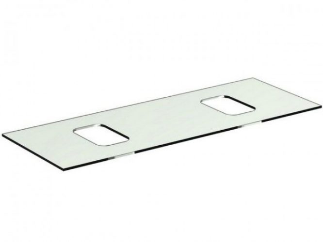 Ideal Standard Plaque en verre pour console Tonic II Blanc