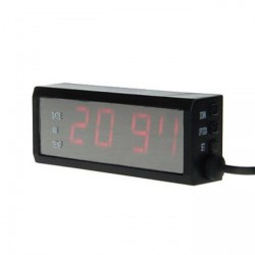 Indicateur Numérique à Led Noir, Tension 12V