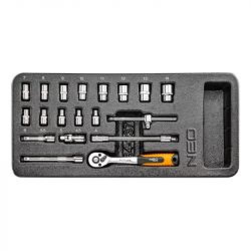 Insert Cliquet Et Douilles 1 4 Neo Tools 84 237 19 Pieces