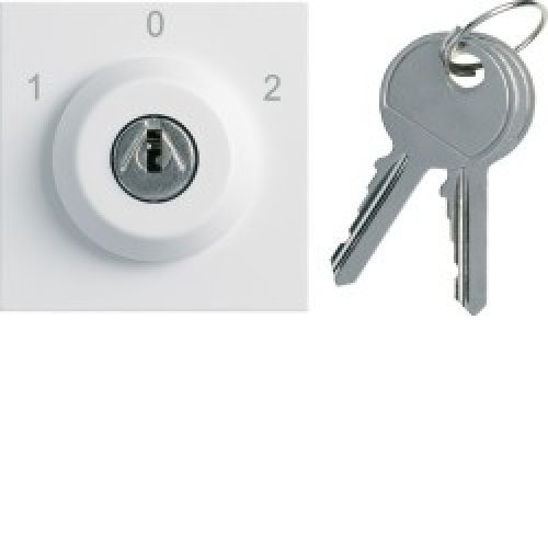 Inter clé 3 posi. 2M pure – APPAREILLAGE MURAL GALLERY HAGER WXF616B