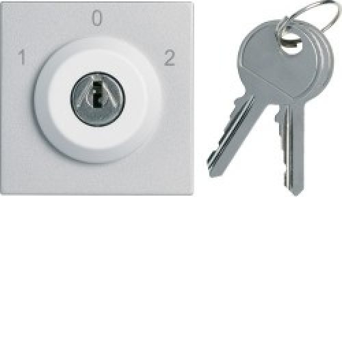 Inter clé 3 posi. ext. 0 titan – APPAREILLAGE MURAL GALLERY HAGER WXF617T