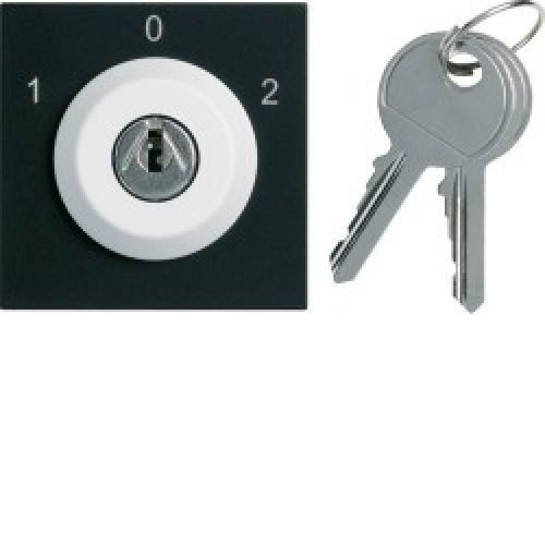 Inter clé 3 posi. ext.0 night – APPAREILLAGE MURAL GALLERY HAGER WXF617N