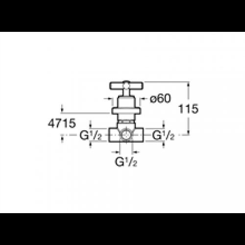 Inverseur encastré 2 voies Loft Roca