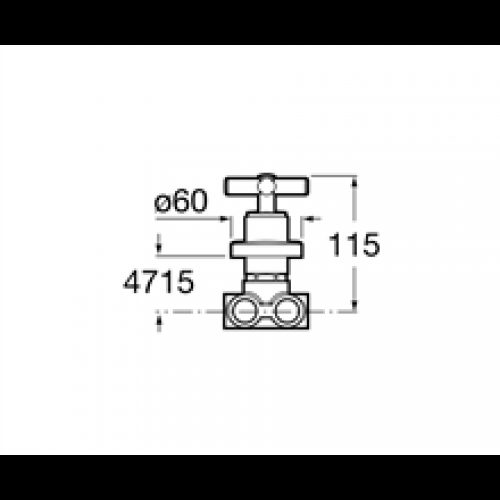 Inverseur encastré 3 voies Loft Roca