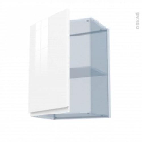 Ipoma Blanc Brillant Kit Renovation 18 Meuble Haut Ouvrant H70 1 Porte L50Xh70Xp375