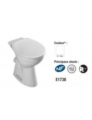 JACOB DELAFON – Cuvette indépendante surelevée 56X35.5cm blanc -…