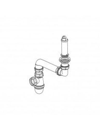 JACOB DELAFON E6050-CP Bonde surversé Handilav chromé