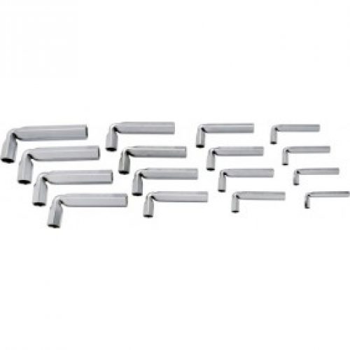 Jeu de 16 clés en tube coudées – 8 à 24 mm