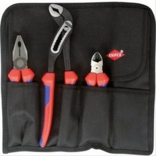 Jeu de 3 pinces à gaines bi-matière